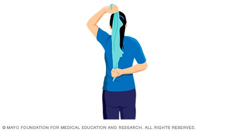 Shoulder Stretch with Towel